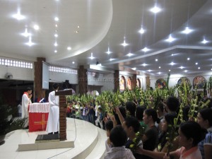 Blessing of Palms at the Altar