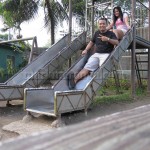 Mark and Lisa at Playground