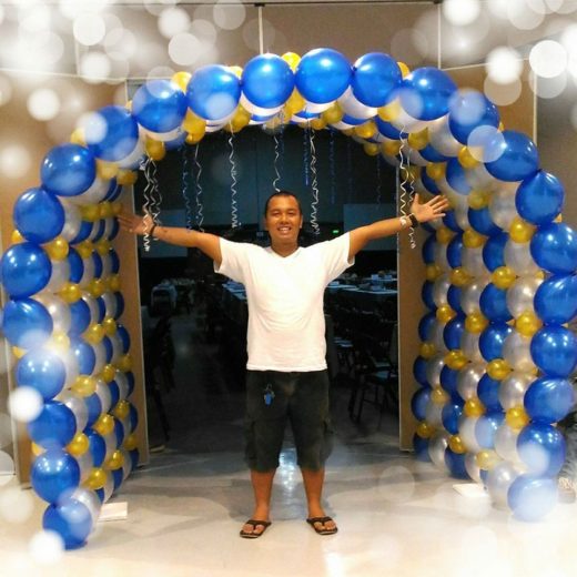 Mark inside the Balloon Tunnel