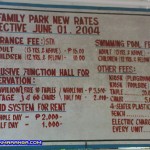 D' Family Park Rates