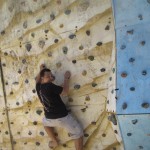 Wall climbing at Maria Cristina Falls