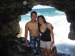 Mark and Lisa at Cave 1