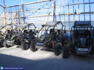 Buggy Cars along the Road