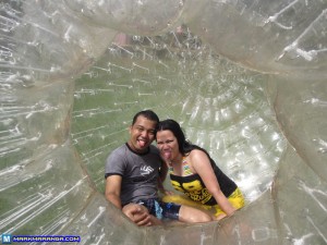 Shot from the Opening of the Zorb
