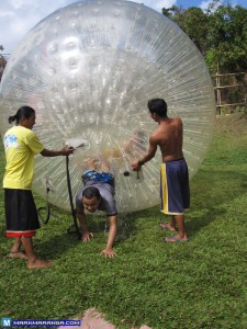 Getting out of the Zorb