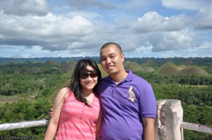 Mark and Lisa at Chocolate Hills