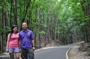 Mark and Lisa at Man-Made Forest