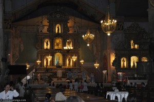 Inside Baclayon Church