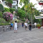 Foreigners visiting Cebu Taoist Temple
