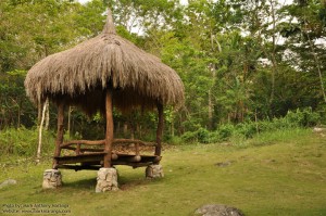 Hut for picnic and resting