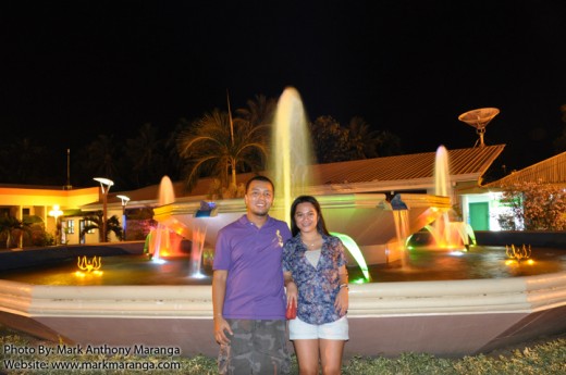 Mark and Lisa at the Fountain