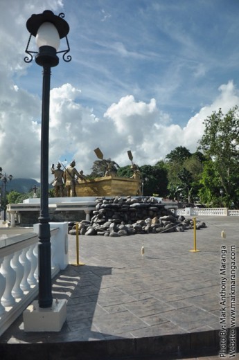 Back view of Rizal Landing Site