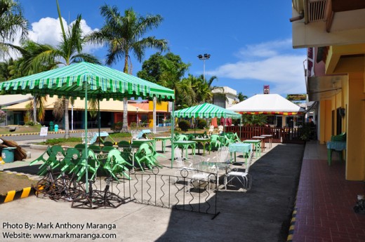 Outside the Restaurants during daytime