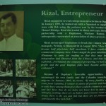 Rizal, Entrepreneur