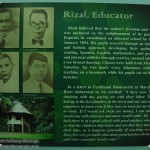 Rizal, Educator