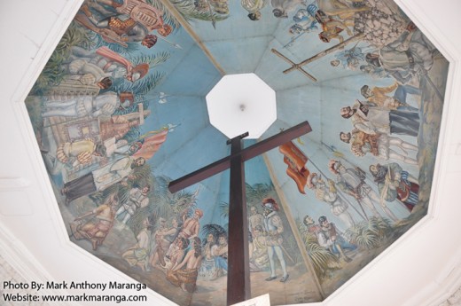 The Ceiling of the Magellan's Cross Chapel