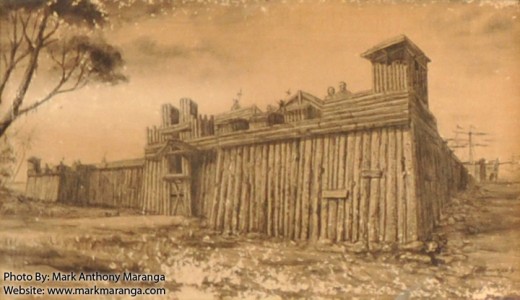 The original design of Fort San Pedro
