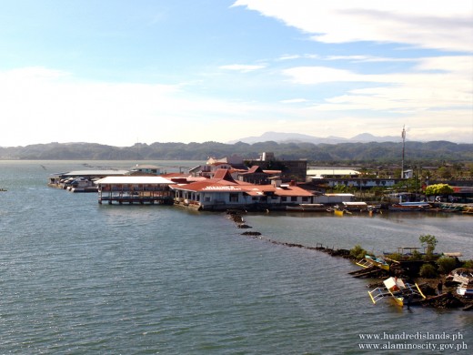 Aerial View of Lucap Bay