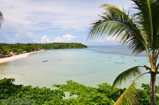 Landscape view of Santiago White Beach