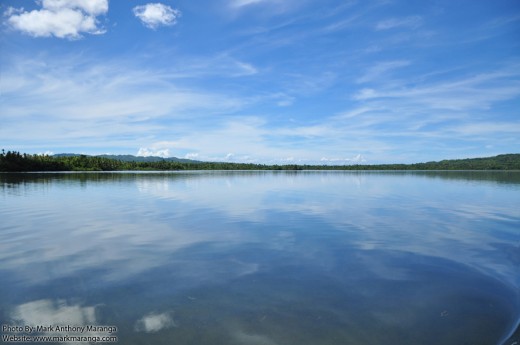 Landscape view of Lake Danao