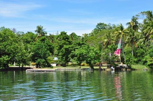 Lake Danao Park from Lake Danao