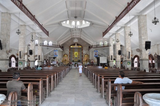 Interiors of Santo Tomas de Villanueva Church