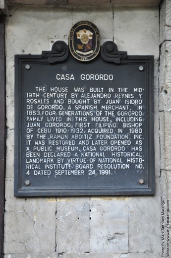 Casa Gorordo Marker