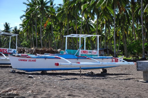 Outriggers of the resort