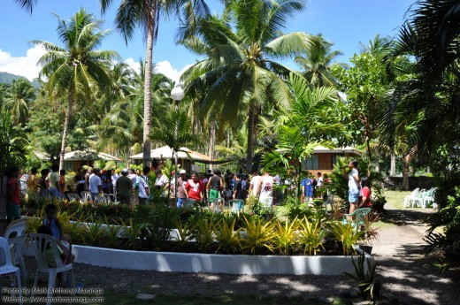 Guests playing some games