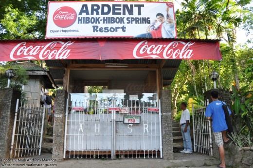 Entrance of the resort