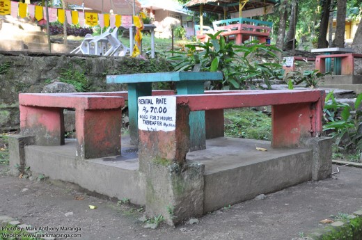 Concrete Table and Chairs