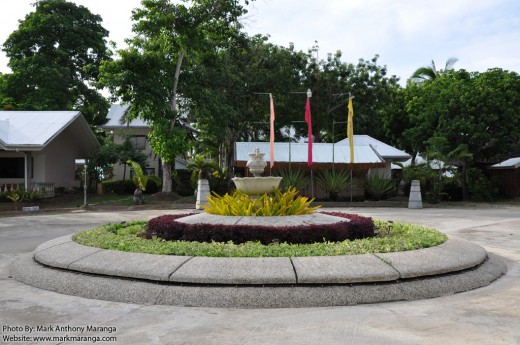 Fountain near the entrance