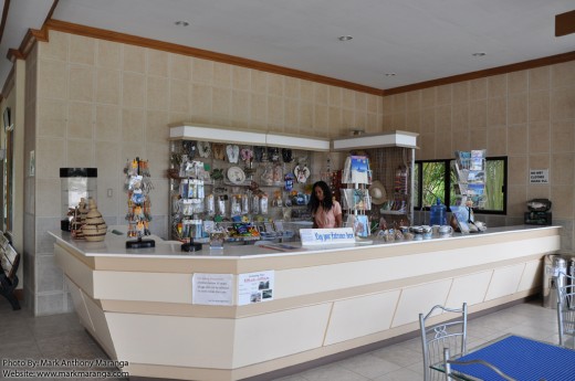 Front Desk and Souvenir Shop