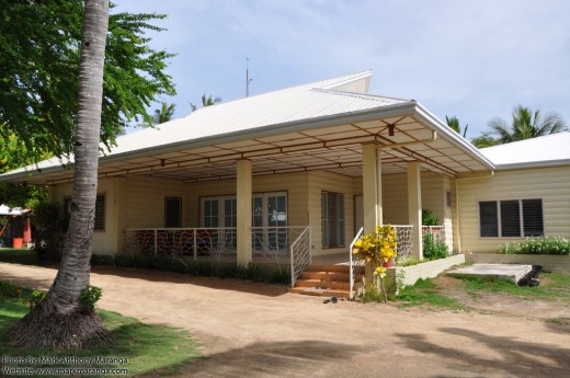 The owners house inside the resort