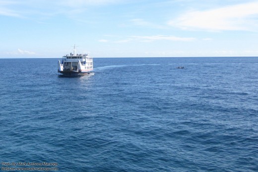 Super Shuttle Ferry from Bohol on Docking Maneuver