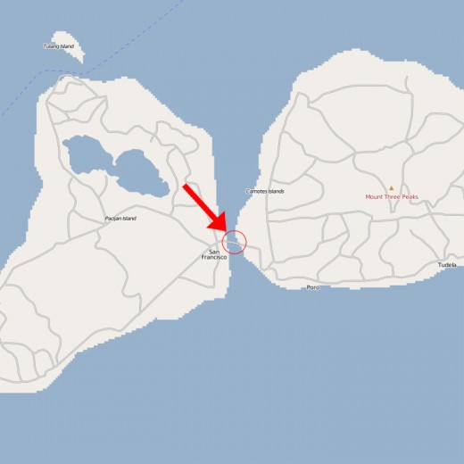 Location of the Causeway