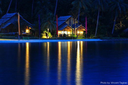 Mandaya House at Night