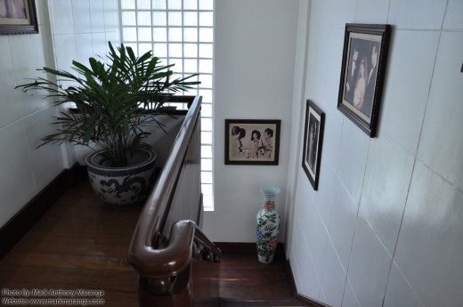Stairway with Pictures and Porcelain
