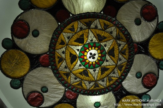 Ceiling Lights in the Reception Area