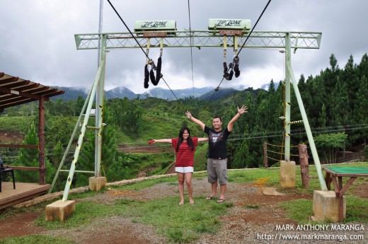 Mark and Lisa at Dahilayan Adventure Park