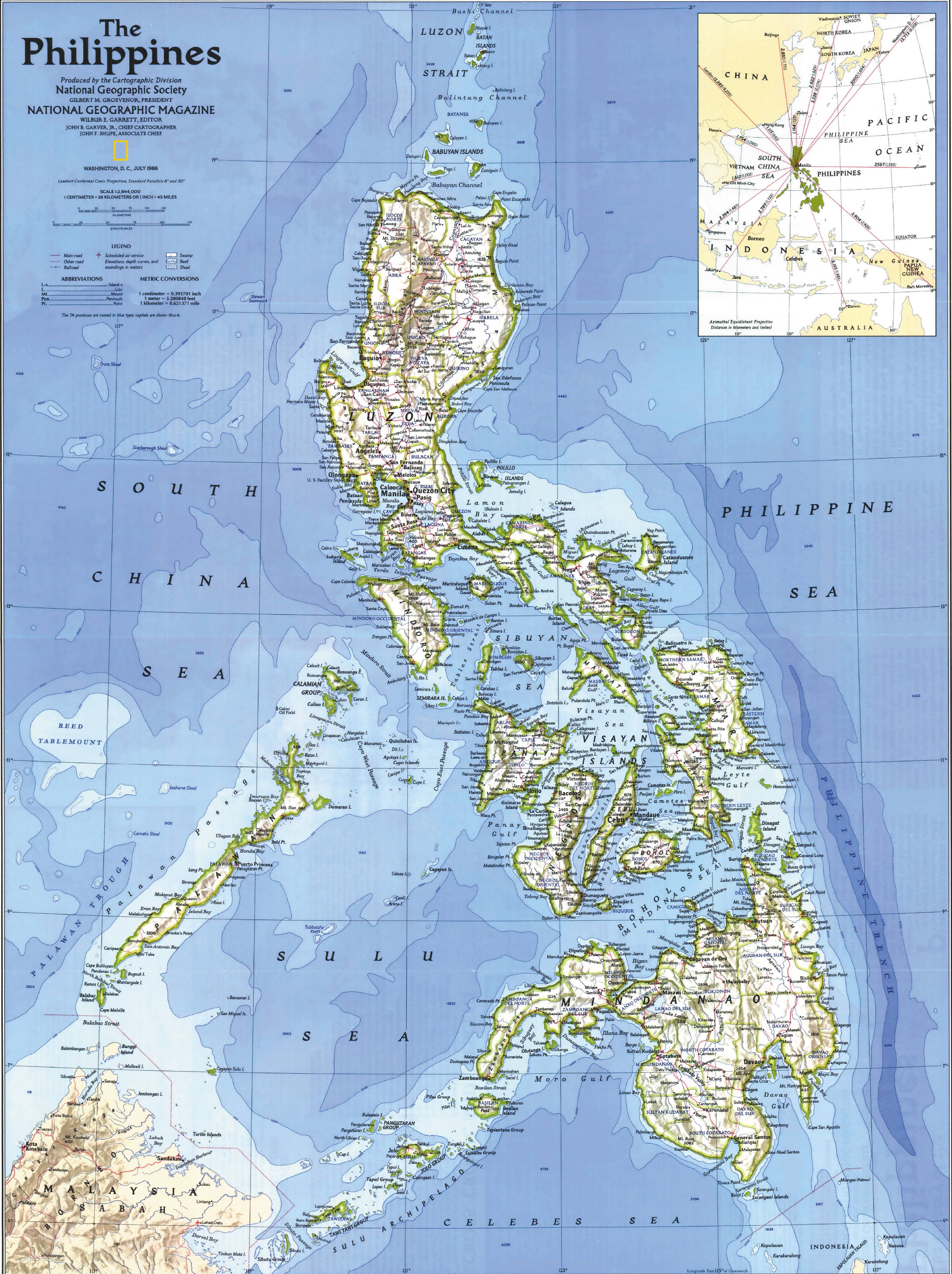Topographic Map Philippines Zip Code Map - Bank2home.com