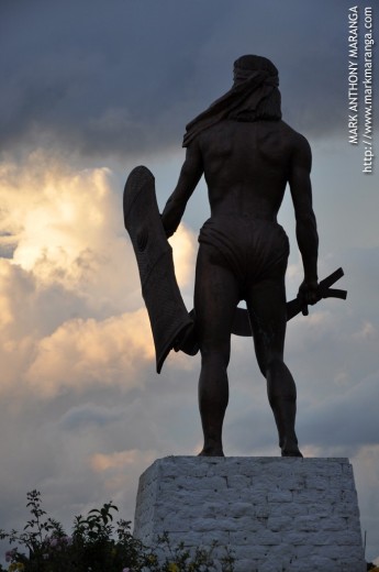 Back of Lapu-lapu Monument