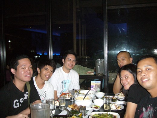 Dinner at Makati after Enchanted Kingdom