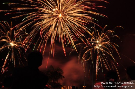 Fireworks Show at SM Mall of Asia