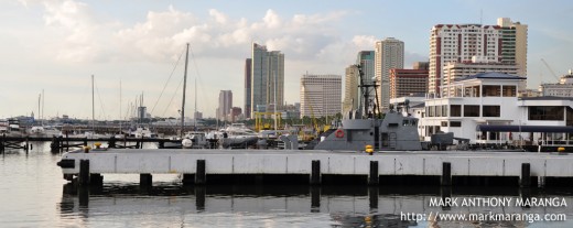 Manila Yachts and Philippine Navy Ships in Manila Bay