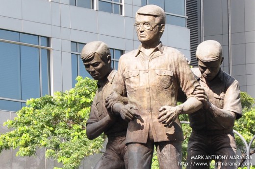 Ninoy Aquino Statue in Makati