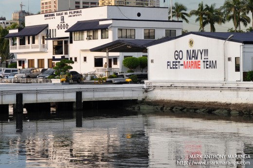 Office of the Philippine Navy Patrol near Manila Yacht Club