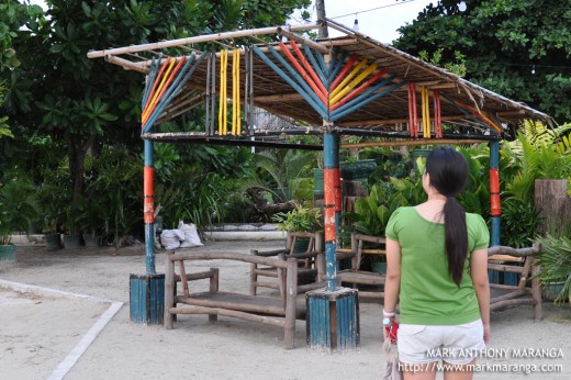 Resting area at Mactan Shrine