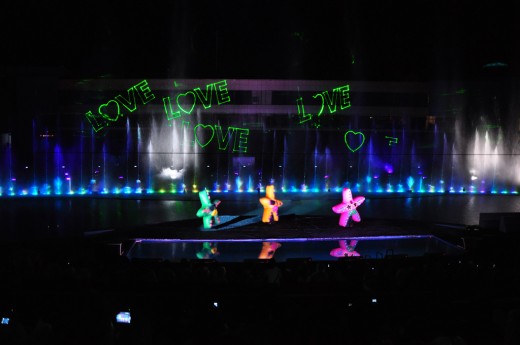 Star Characters of the Musical Fountain