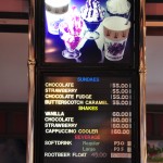 Sundae and Shake Prices